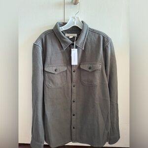 brand new outerknown gray blanket shirt size small!